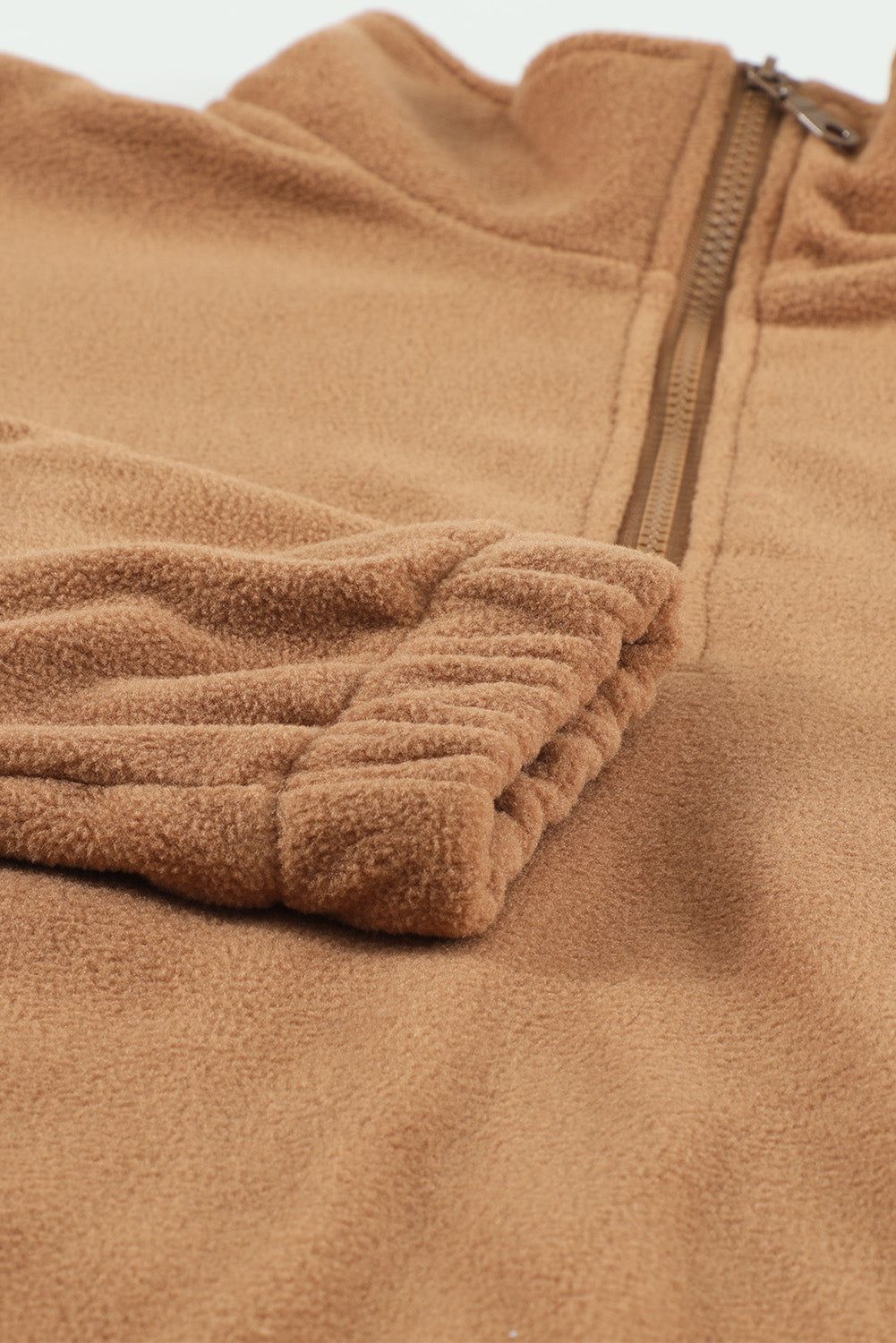 Quarter Zip Fleece Sweatshirt sold by Goodnight Macaroon product image thumbnail 9