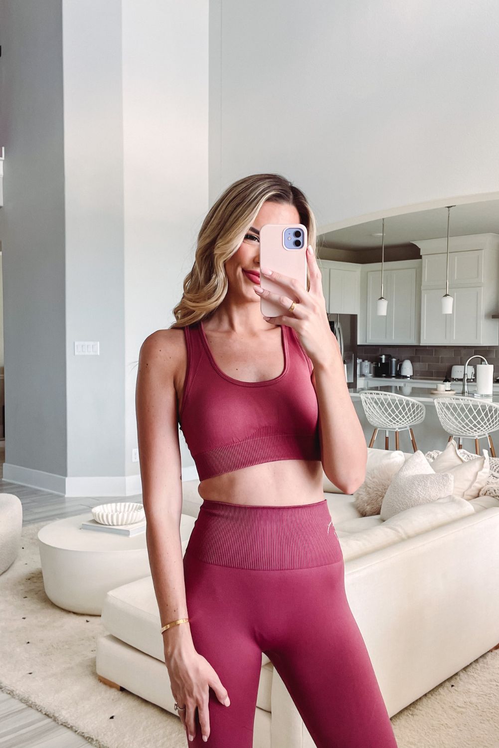 'Gemma' Yoga Bra & High-Waist Legging Set (7 Colors) sold by Goodnight Macaroon