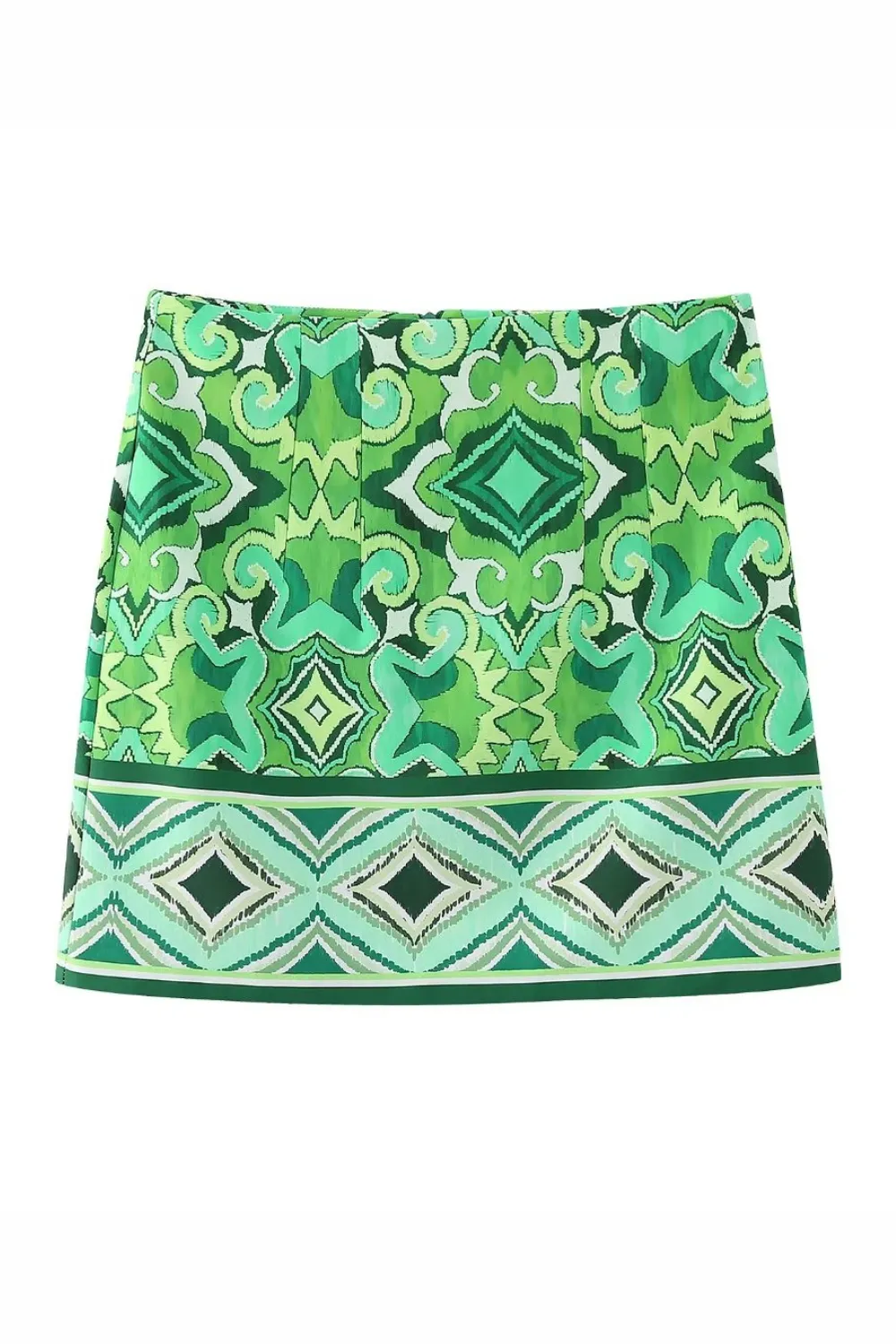 'Bella' Panelled Printed Mini Skirt sold by Goodnight Macaroon product image thumbnail 2