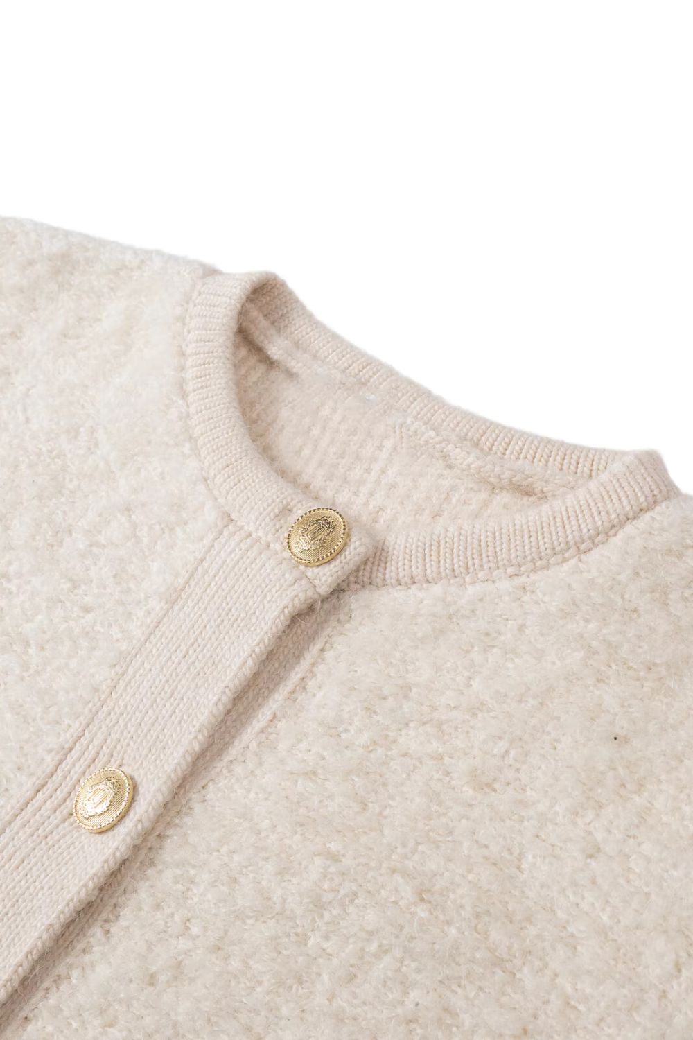 'Emily' Boucle Knitted Jacket sold by Goodnight Macaroon product image thumbnail 4