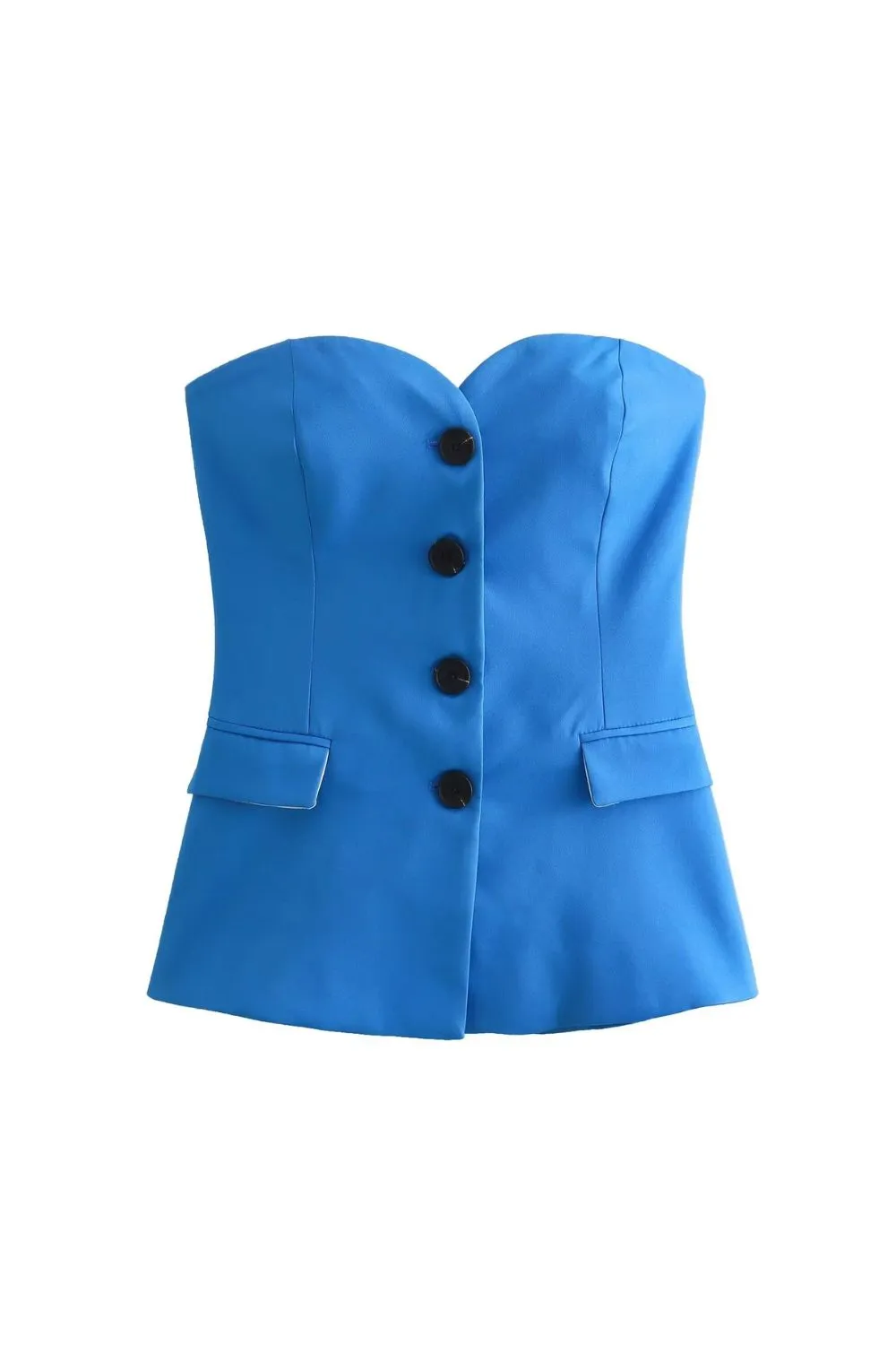 ’Gerda‘ Strapless Top & Split Straight Leg Pants (Sold Separately) sold by Goodnight Macaroon product image thumbnail 2