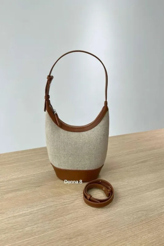 Canvas Shoulder Bag by Donna 8 (2 Colors) sold by Goodnight Macaroon