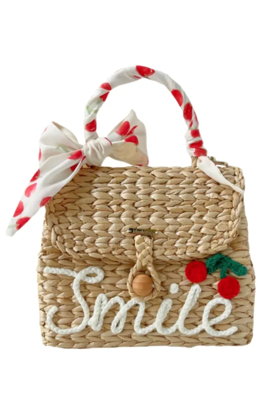 'Geneva' Customizable Straw Mini Bag (3 Styles) sold by Goodnight Macaroon