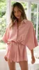 Collared Lace-Up Romper #166813 sold by Goodnight Macaroon