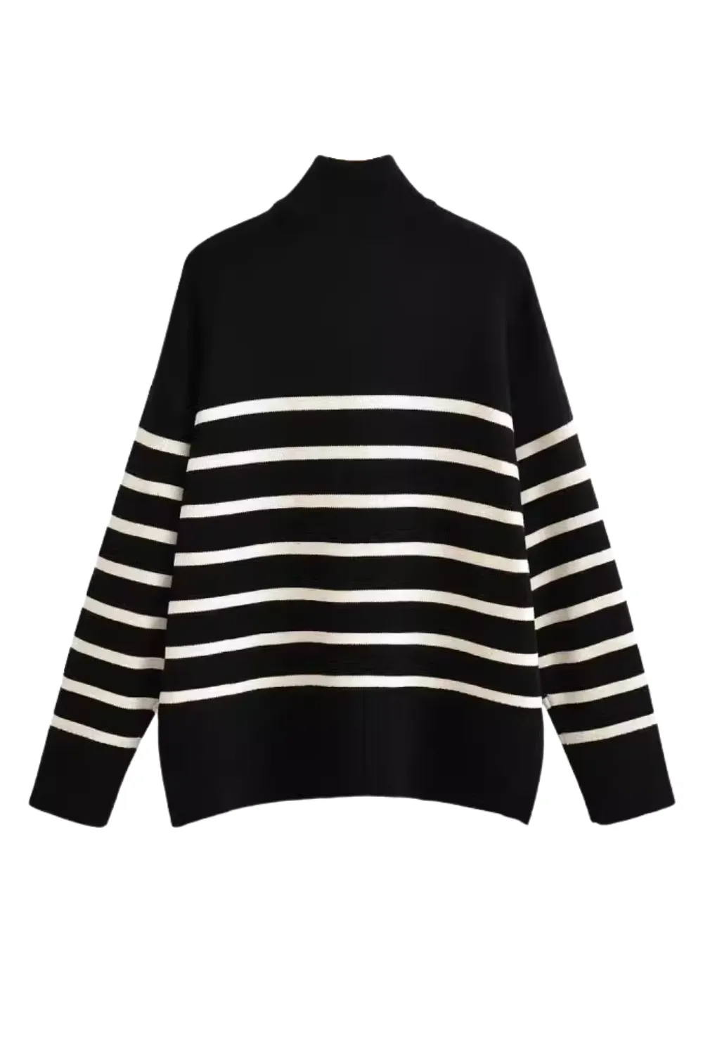 'Julia' Striped Long-Sleeved Knitted Sweater sold by Goodnight Macaroon product image thumbnail 2