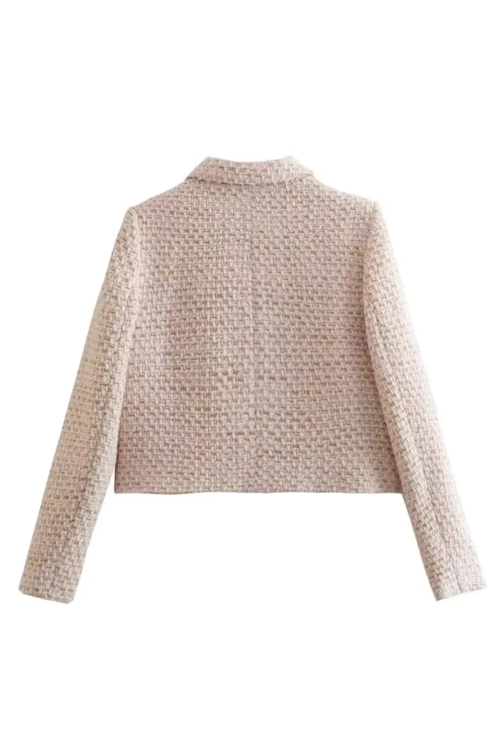 'Darla' Tweed-Knit Long Sleeved Jacket sold by Goodnight Macaroon product image thumbnail 2