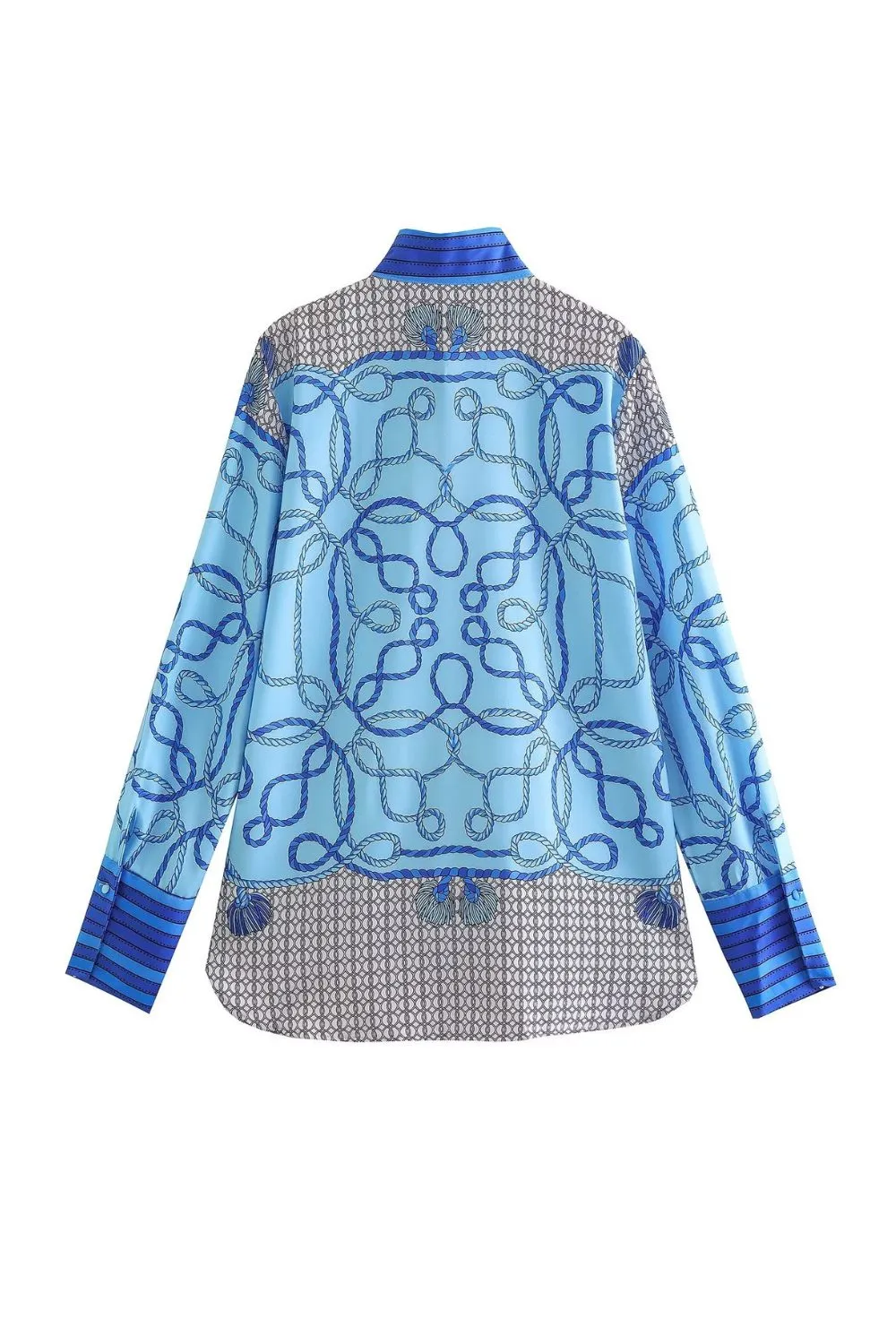 ‘Martha’ Single-Breasted Printed Shirt sold by Goodnight Macaroon product image thumbnail 4