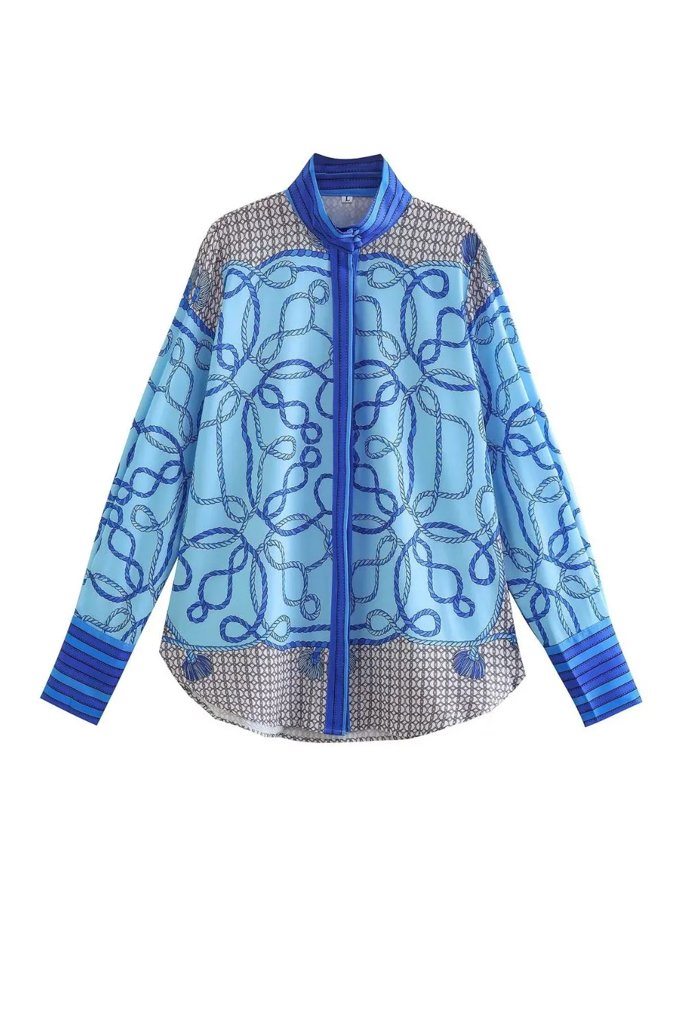 ‘Martha’ Single-Breasted Printed Shirt sold by Goodnight Macaroon product image thumbnail 3