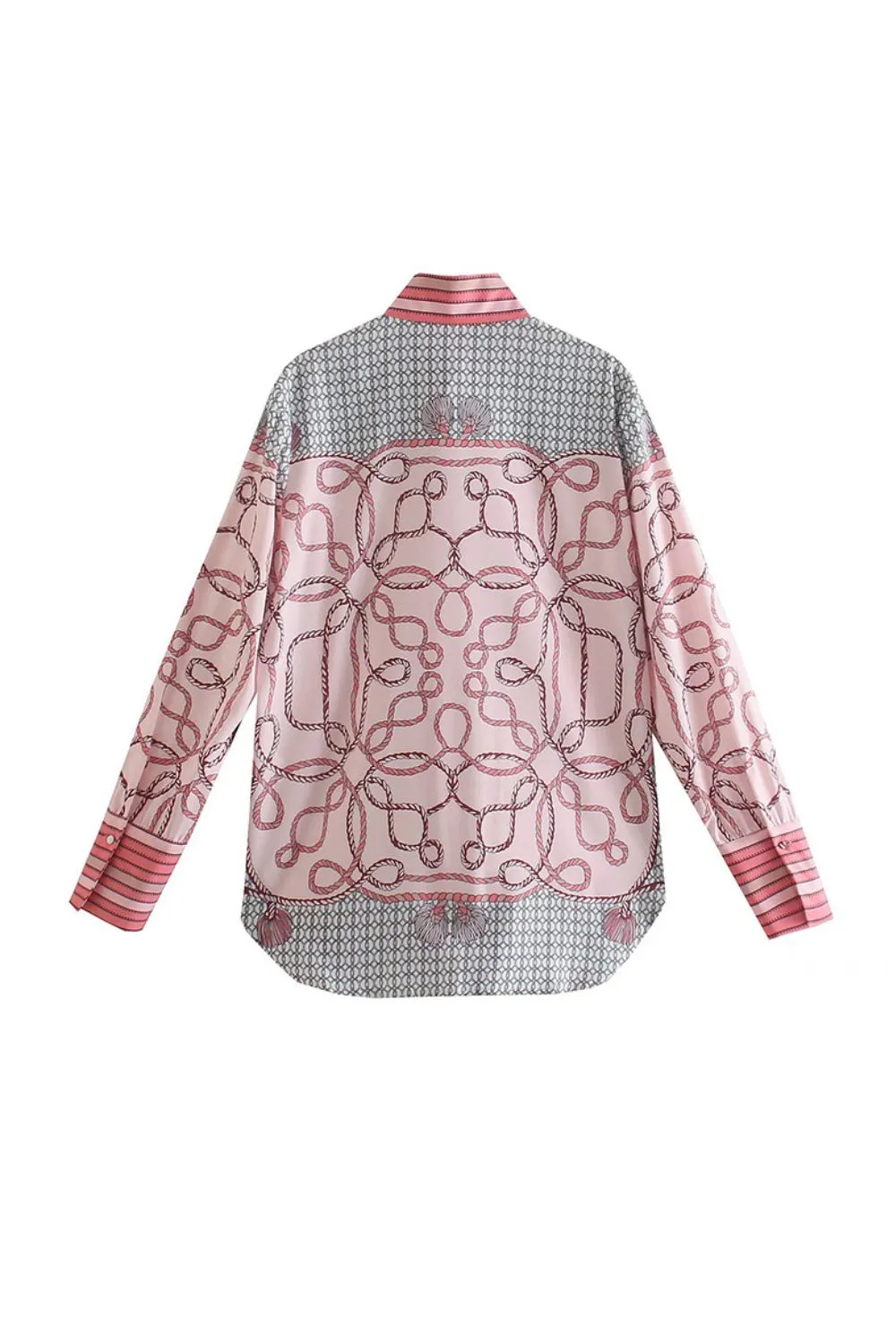 ‘Martha’ Single-Breasted Printed Shirt sold by Goodnight Macaroon product image thumbnail 2