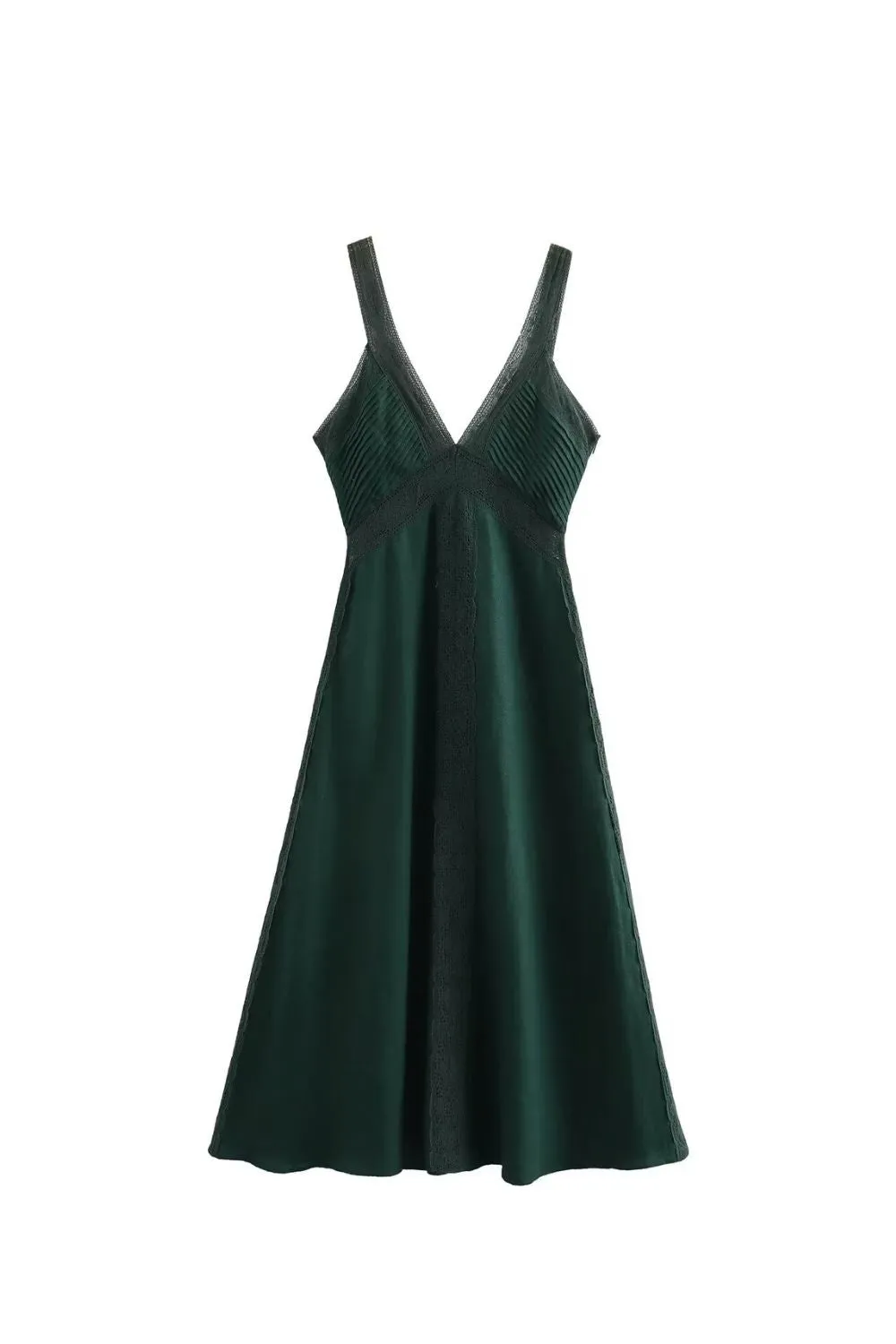 ‘Scarlett’ V-neck Sleeveless Midi Dress sold by Goodnight Macaroon product image thumbnail 2
