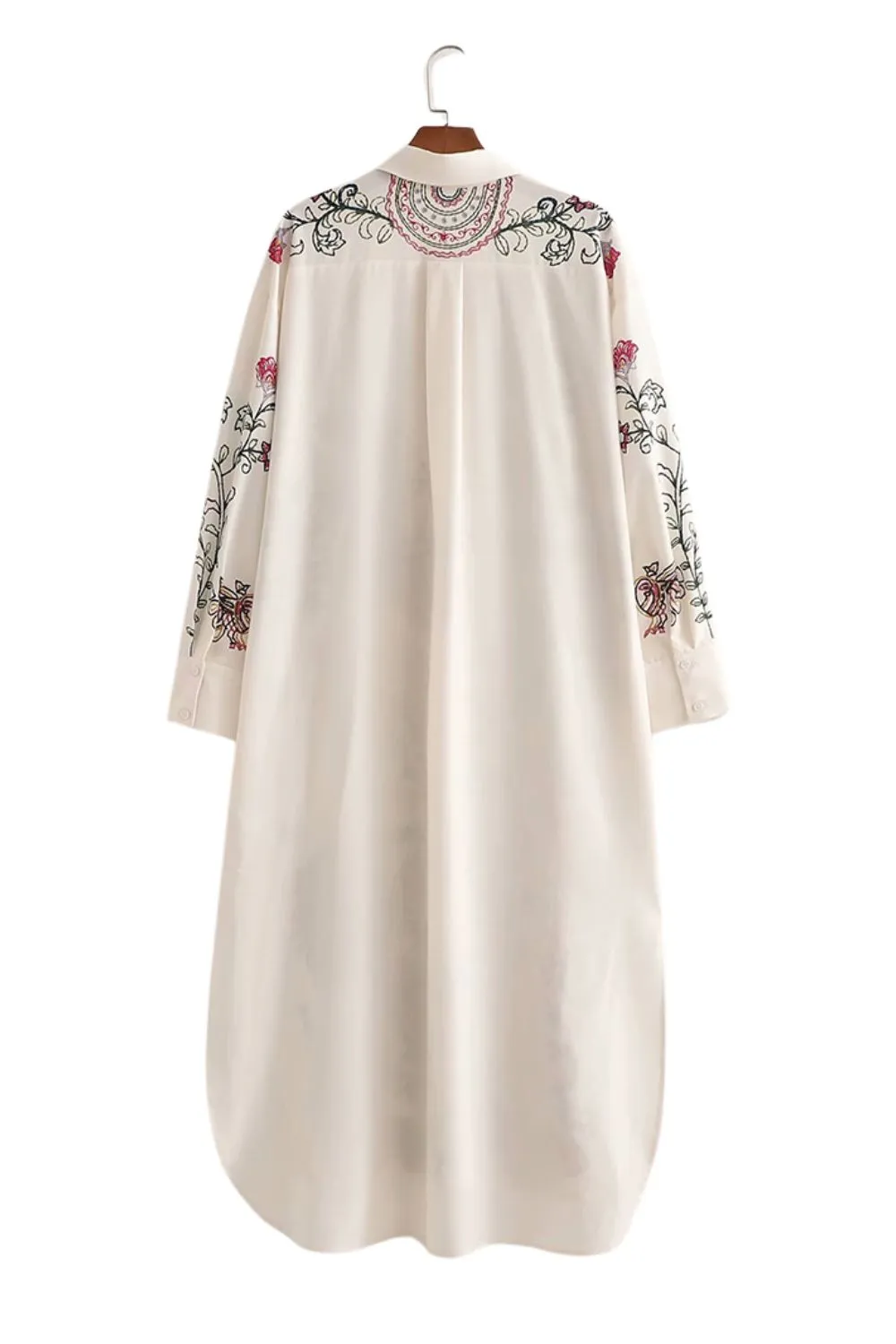 ‘Martha’ Turn-down Collar Loose Printed Long Shirt sold by Goodnight Macaroon product image thumbnail 2