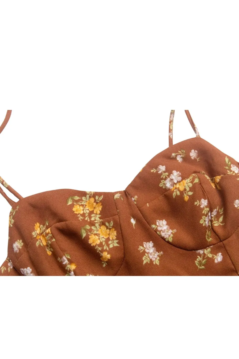 ‘Poppy’ Floral Strappy Mini Dress sold by Goodnight Macaroon product image thumbnail 3