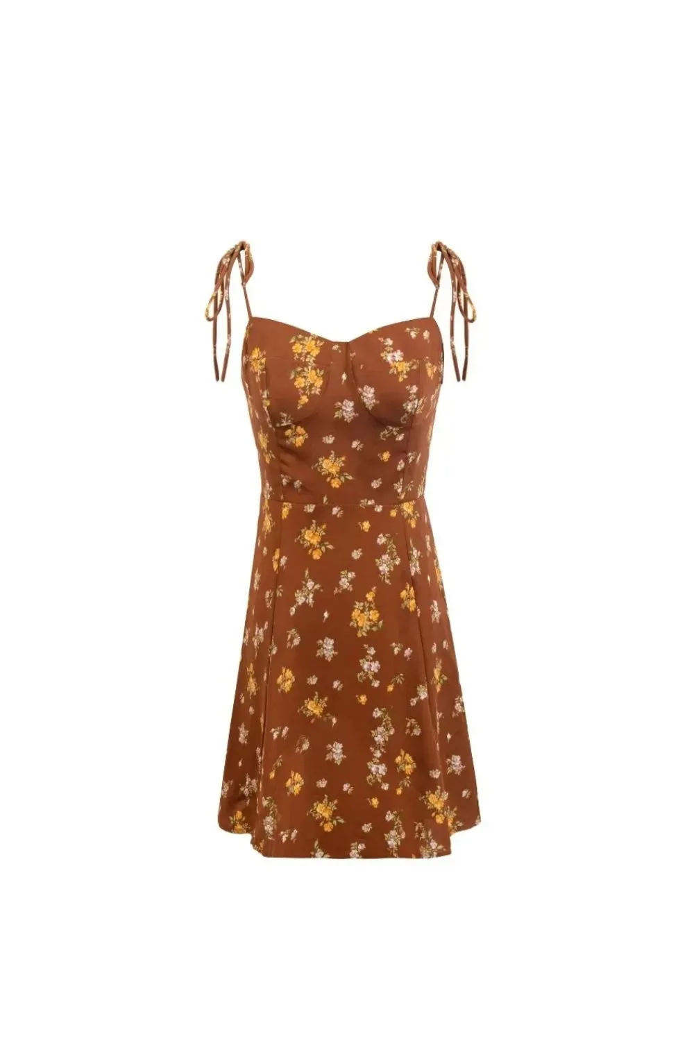 ‘Poppy’ Floral Strappy Mini Dress sold by Goodnight Macaroon
