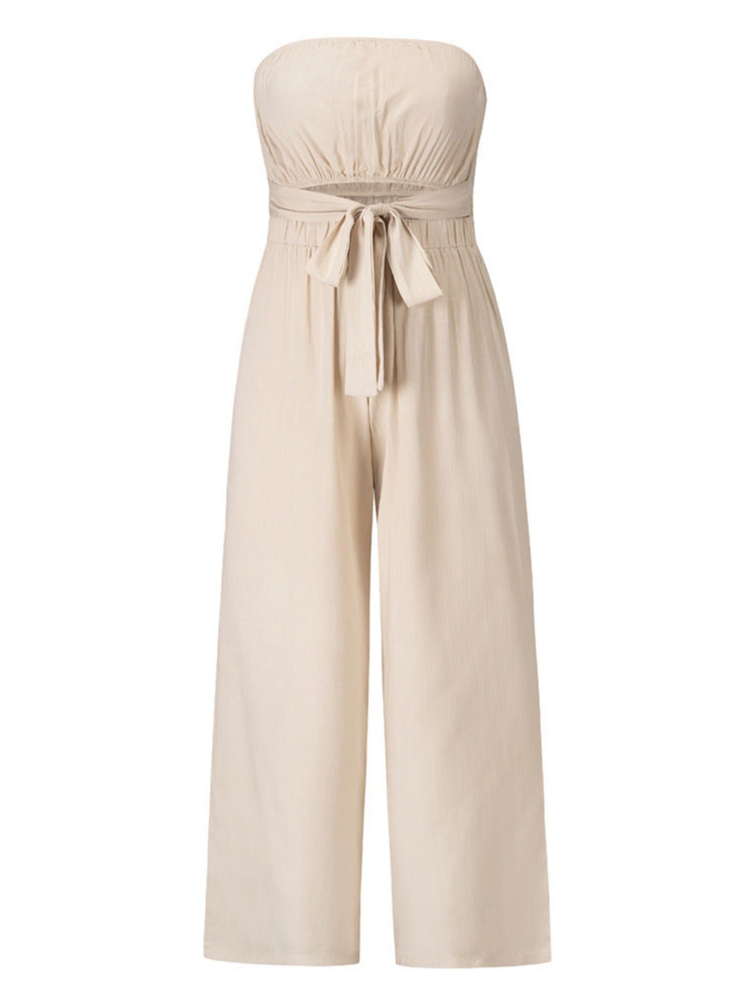 'Alexandra' Tube Top Tied Jumpsuit (4 Colors) sold by Goodnight Macaroon product image thumbnail 6