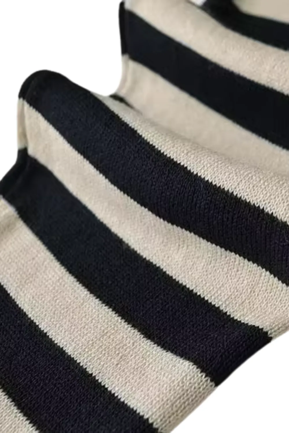 'Talia' Crewneck Stripe Sweater (2 Colors) sold by Goodnight Macaroon product image thumbnail 3