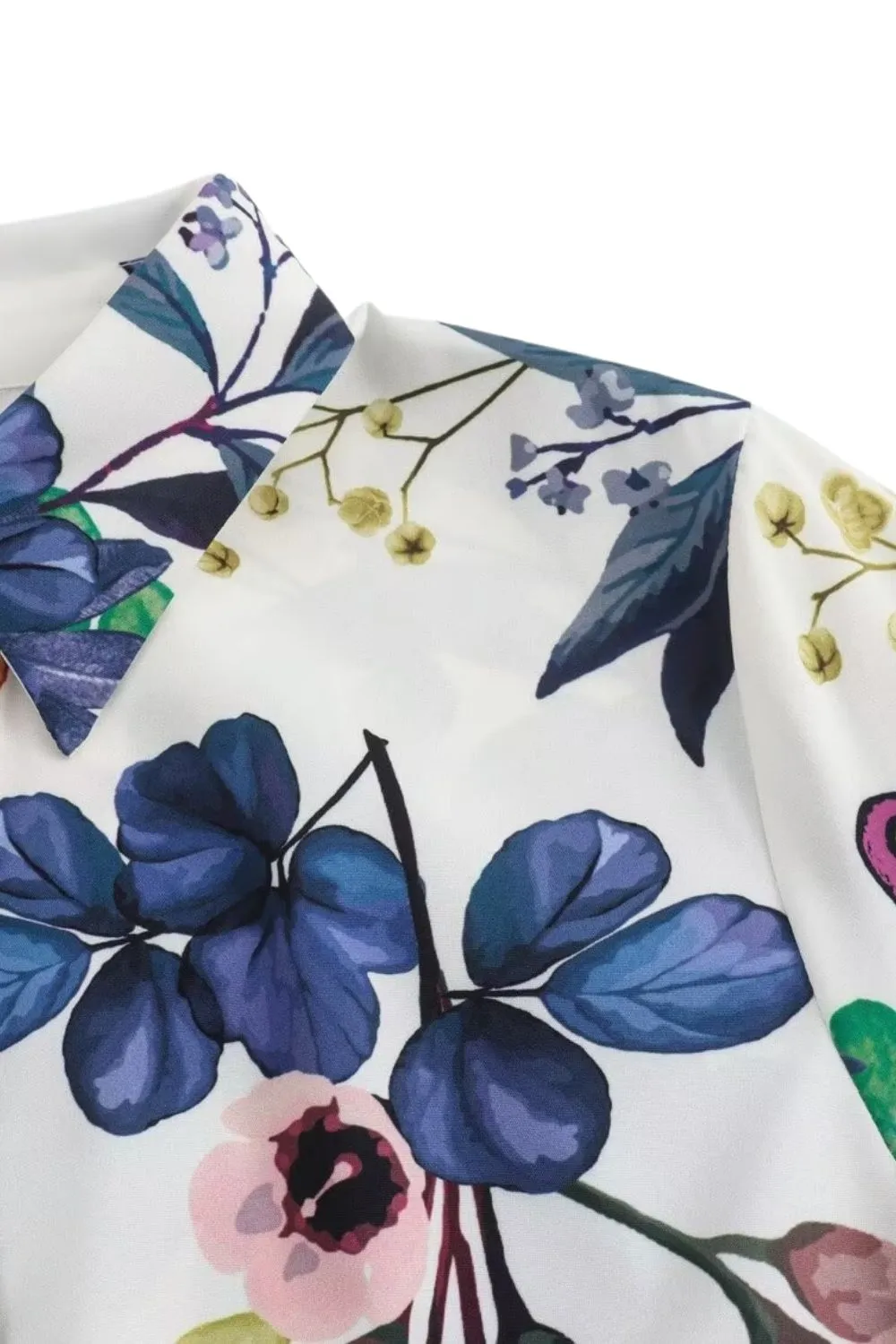 'Hannah' Simple Floral Print Long Dress sold by Goodnight Macaroon product image thumbnail 5