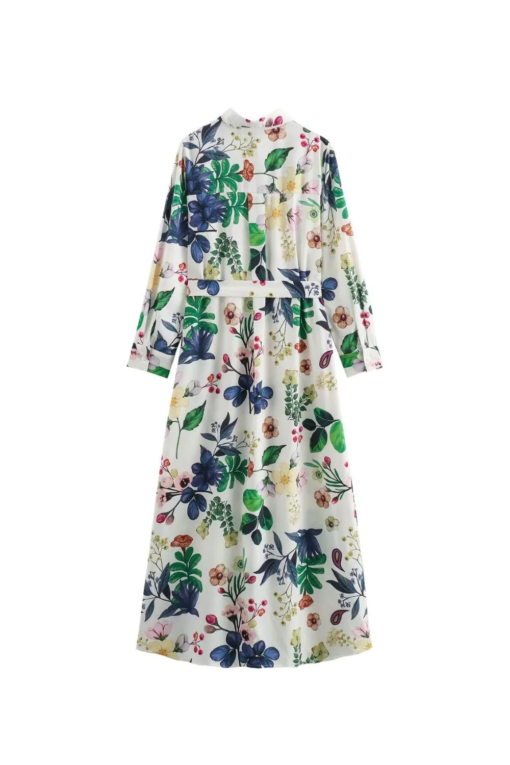 'Hannah' Simple Floral Print Long Dress sold by Goodnight Macaroon product image thumbnail 2