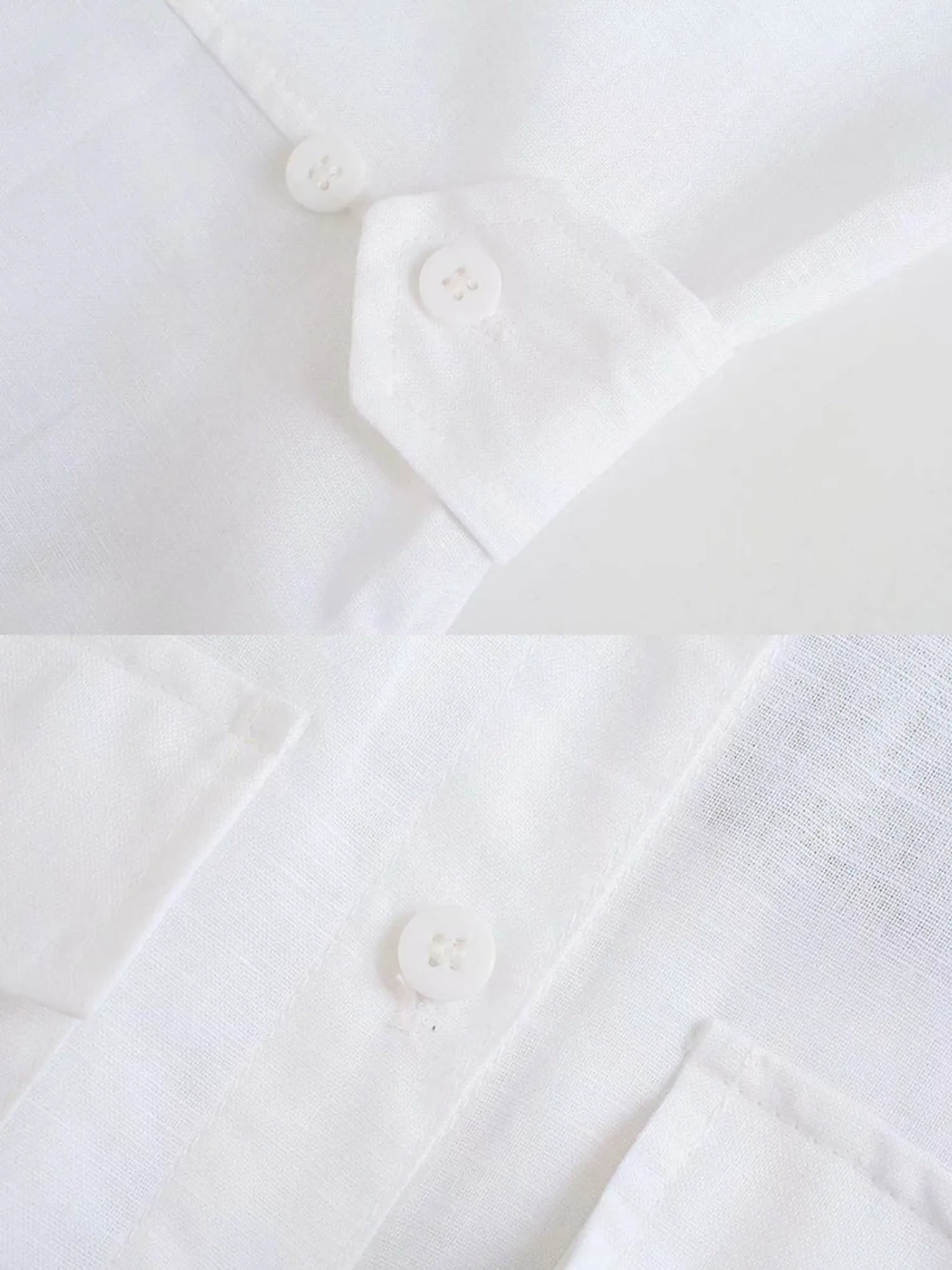 'Sydney' Linen Pocket Shirt Dress (2 Colors) sold by Goodnight Macaroon product image thumbnail 3