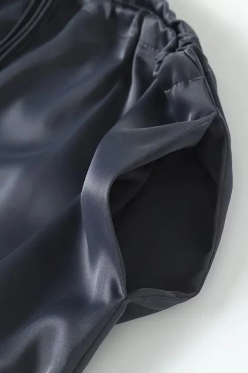 ‘Ruby’ Silky Satin Midi Skirt sold by Goodnight Macaroon product image thumbnail 4