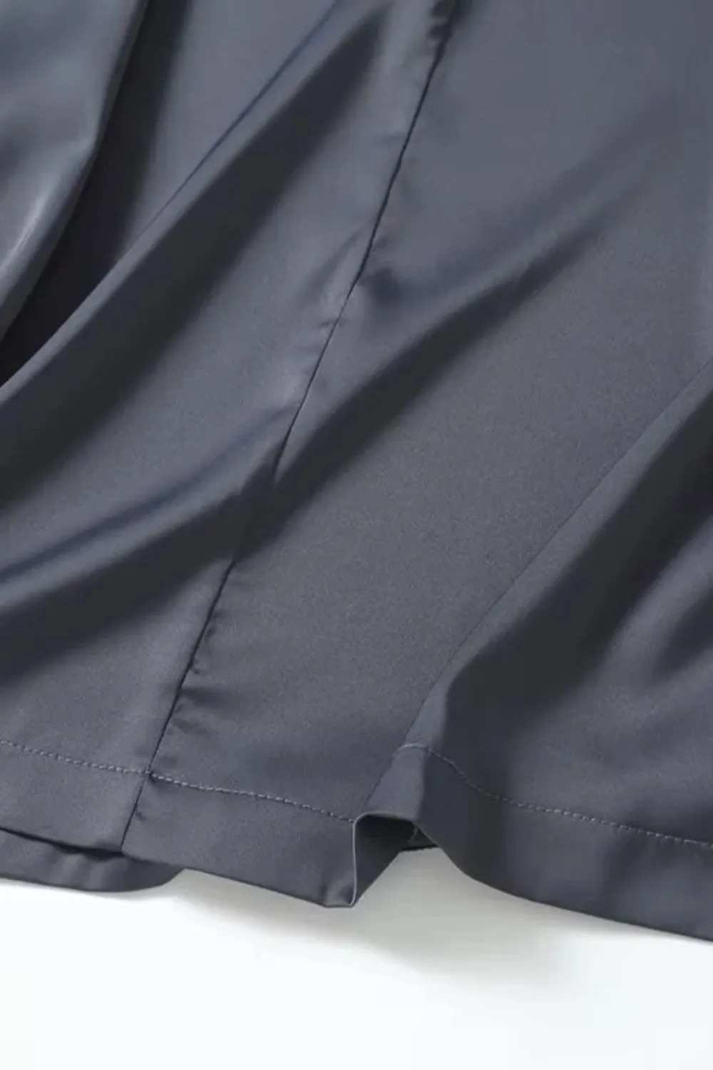 ‘Ruby’ Silky Satin Midi Skirt sold by Goodnight Macaroon product image thumbnail 5