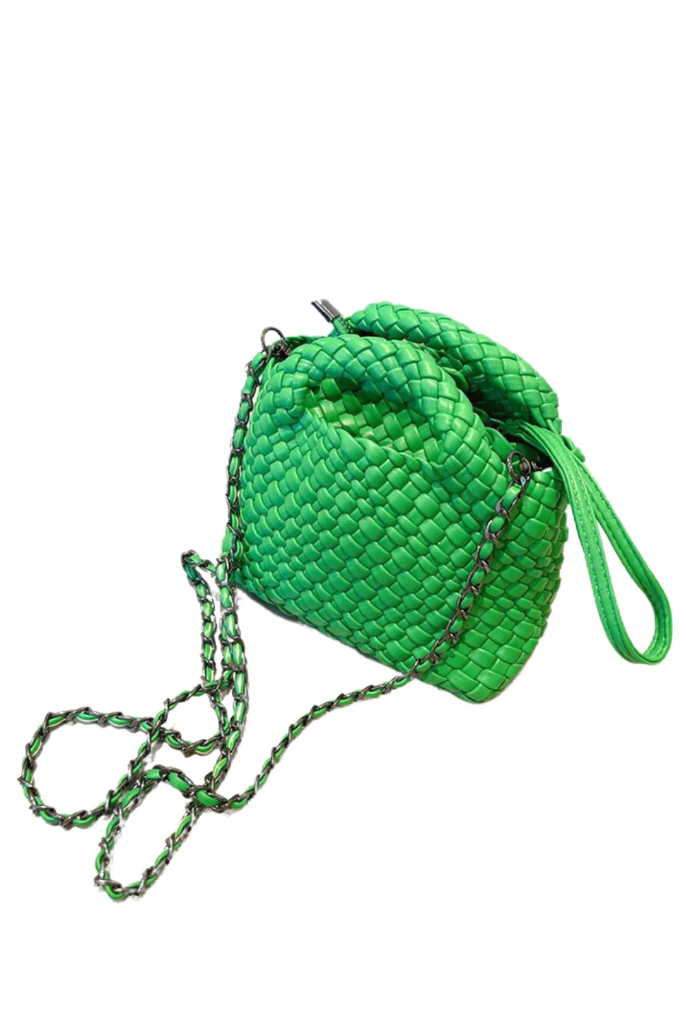 'Miriam' Hand-Woven Crossbody Handbag (7 Colors) sold by Goodnight Macaroon product image thumbnail 3