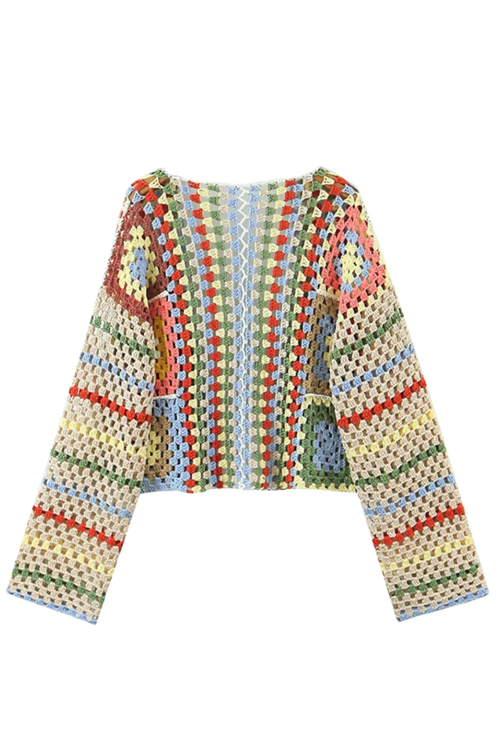 'Lydia' Crochet Open Front Cardigan sold by Goodnight Macaroon product image thumbnail 2