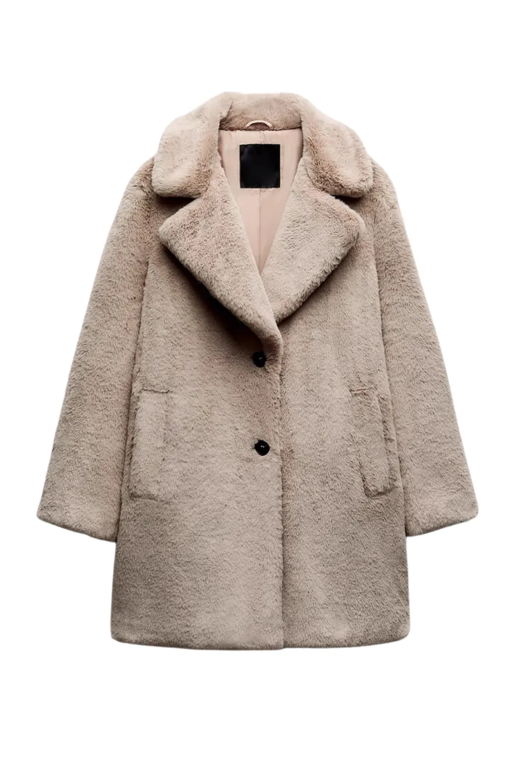'Francine' Faux Fur Thick Coat (2 Colors) sold by Goodnight Macaroon