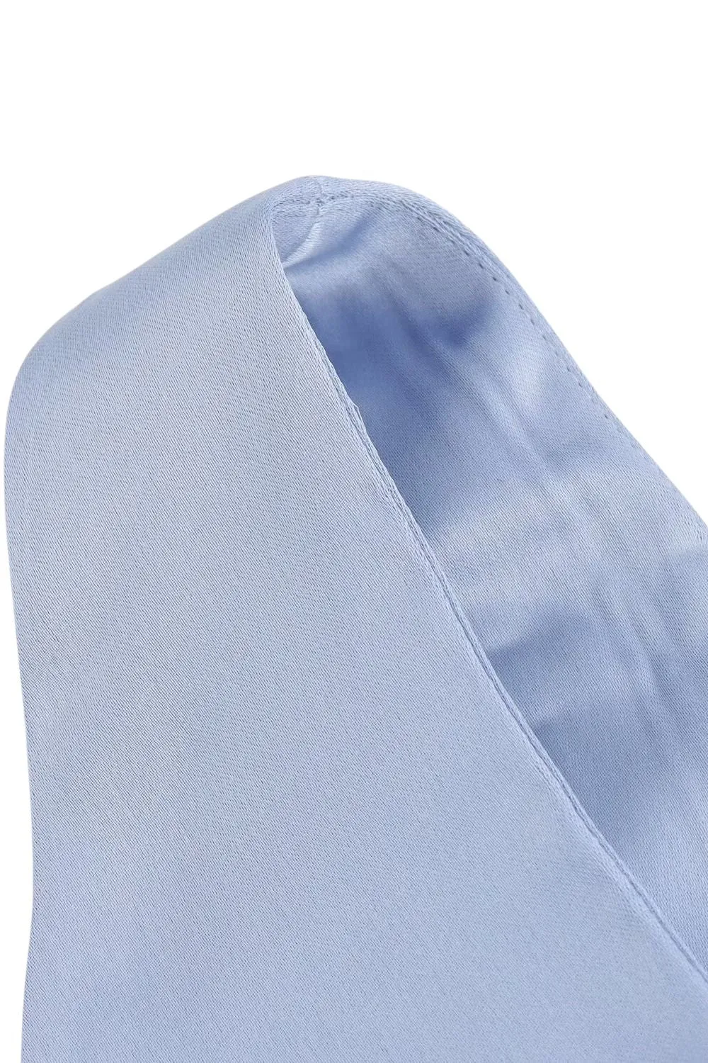 'Stella' Minimalist Satin-Textured Midi Dress sold by Goodnight Macaroon product image thumbnail 4