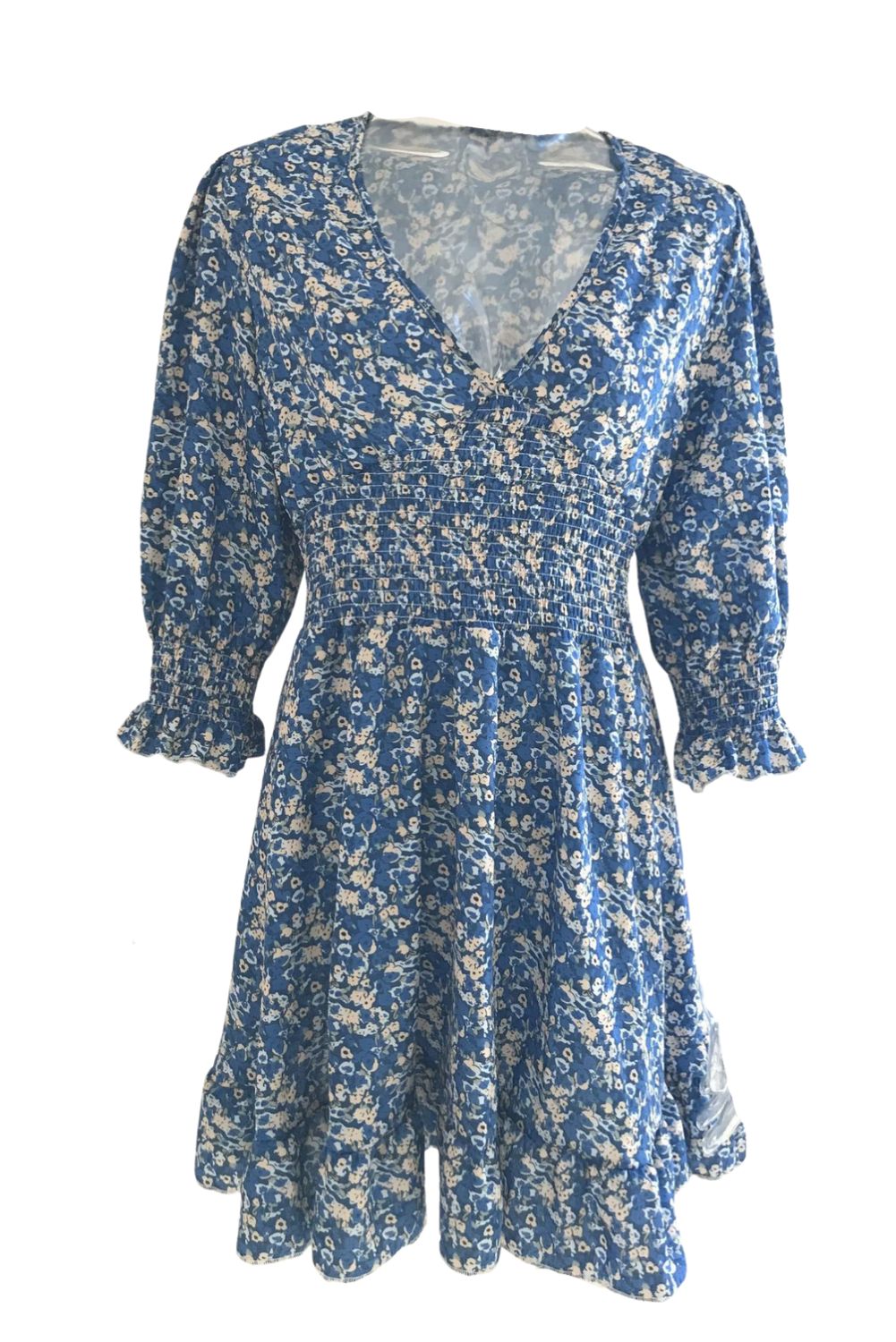 'Omelia' Floral V-Neck Ruffled Dress #167132 sold by Goodnight Macaroon product image thumbnail 4