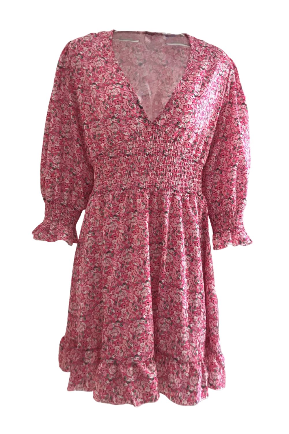 'Omelia' Floral V-Neck Ruffled Dress #167132 sold by Goodnight Macaroon product image thumbnail 3