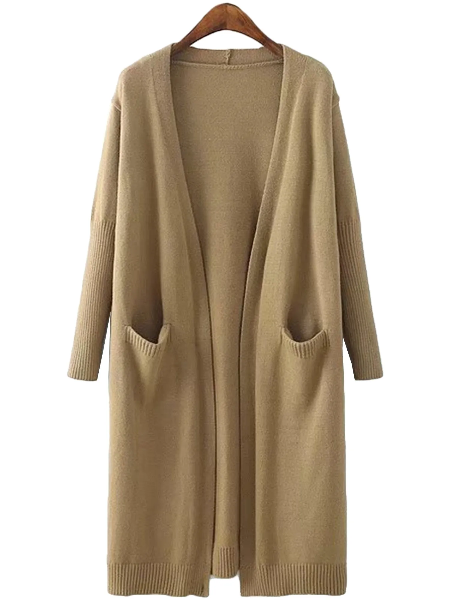 'Carrie' Open Wrap Pocket Long Cardigan sold by Goodnight Macaroon product image thumbnail 4