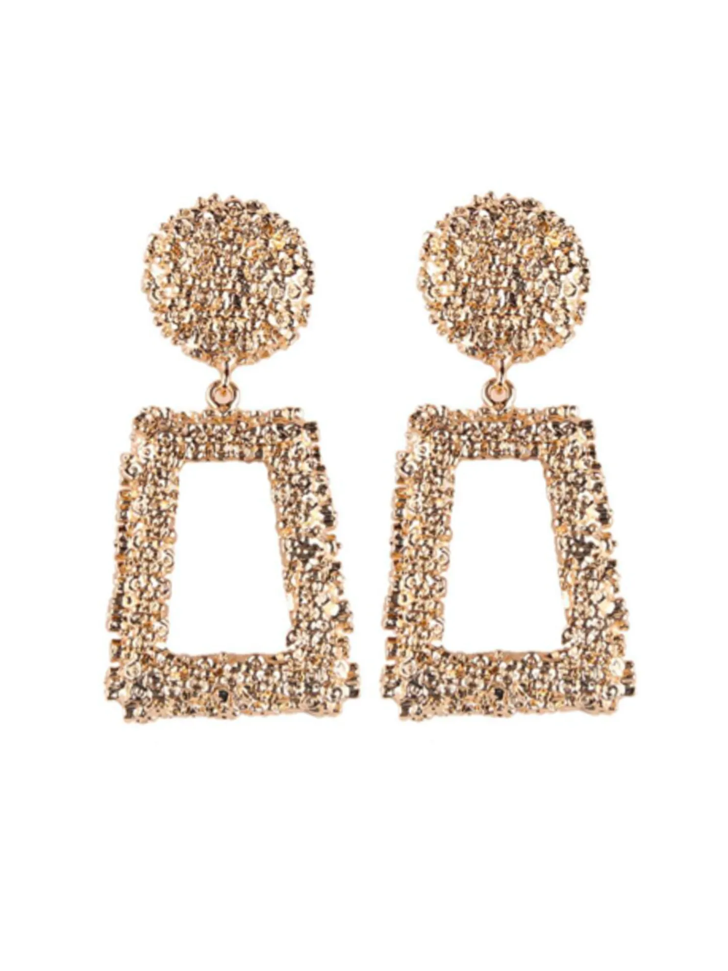 'Bertha' Rectangle Drop Earrings (2 colors) sold by Goodnight Macaroon