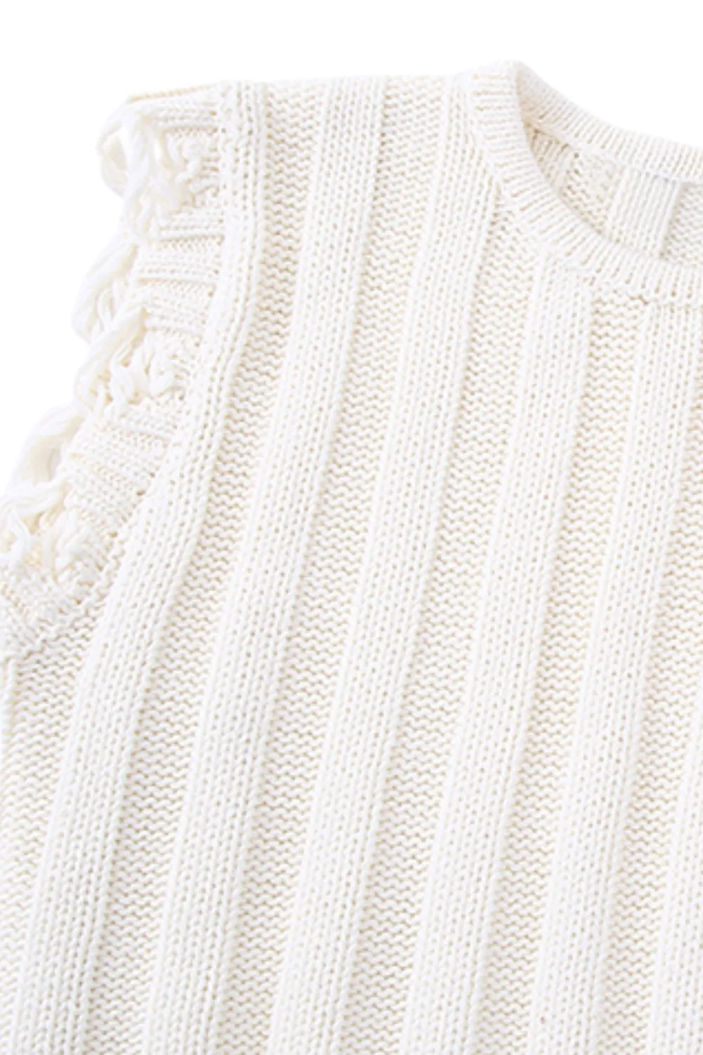 'Selah' Sleeveless Knitted Crop Top sold by Goodnight Macaroon product image thumbnail 3