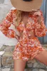 Printed Long Sleeve Cropped Top and Shorts Set sold by Goodnight Macaroon