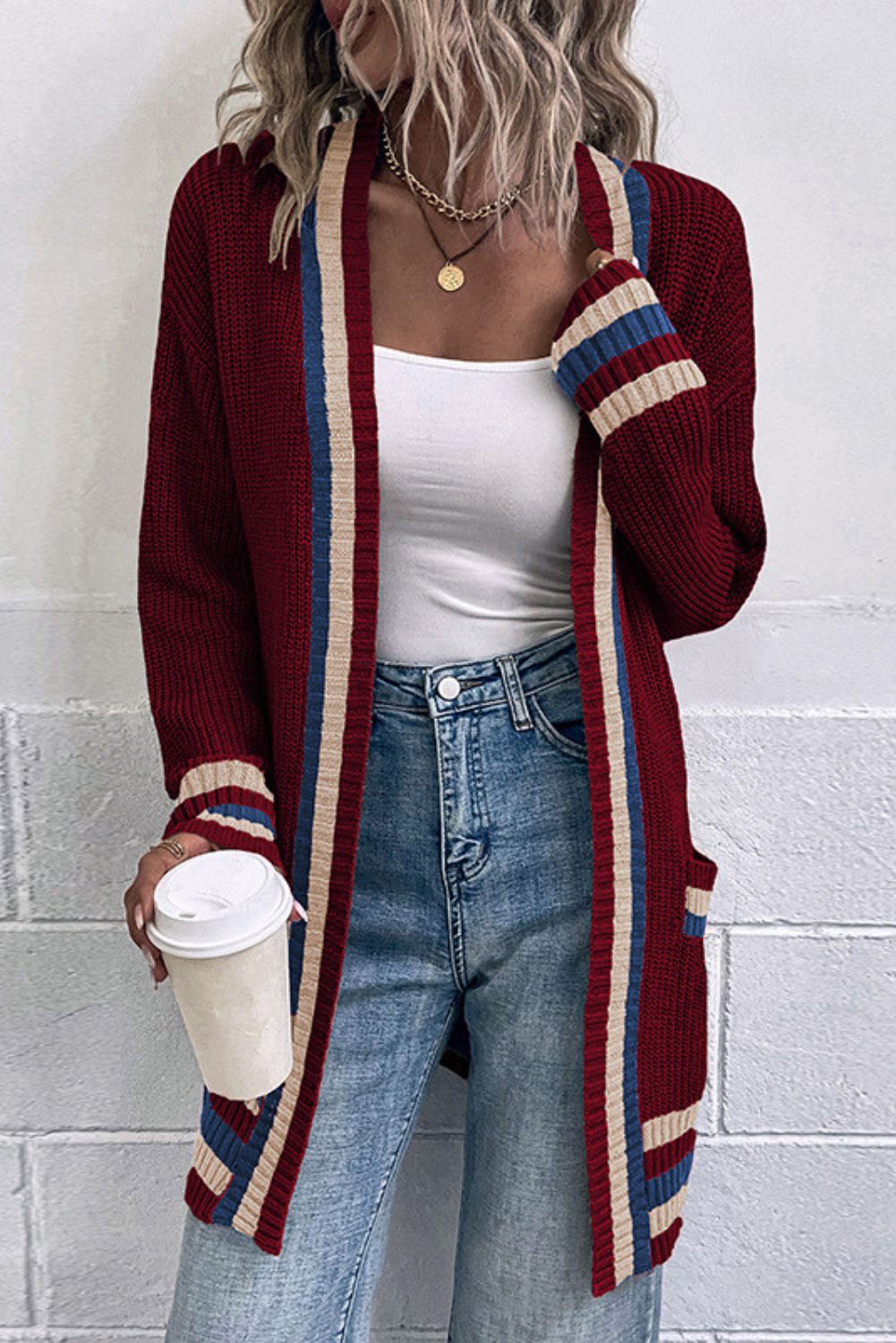 'Micaela' Sweater Cardigan (3 COLORS) sold by Goodnight Macaroon product image thumbnail 2