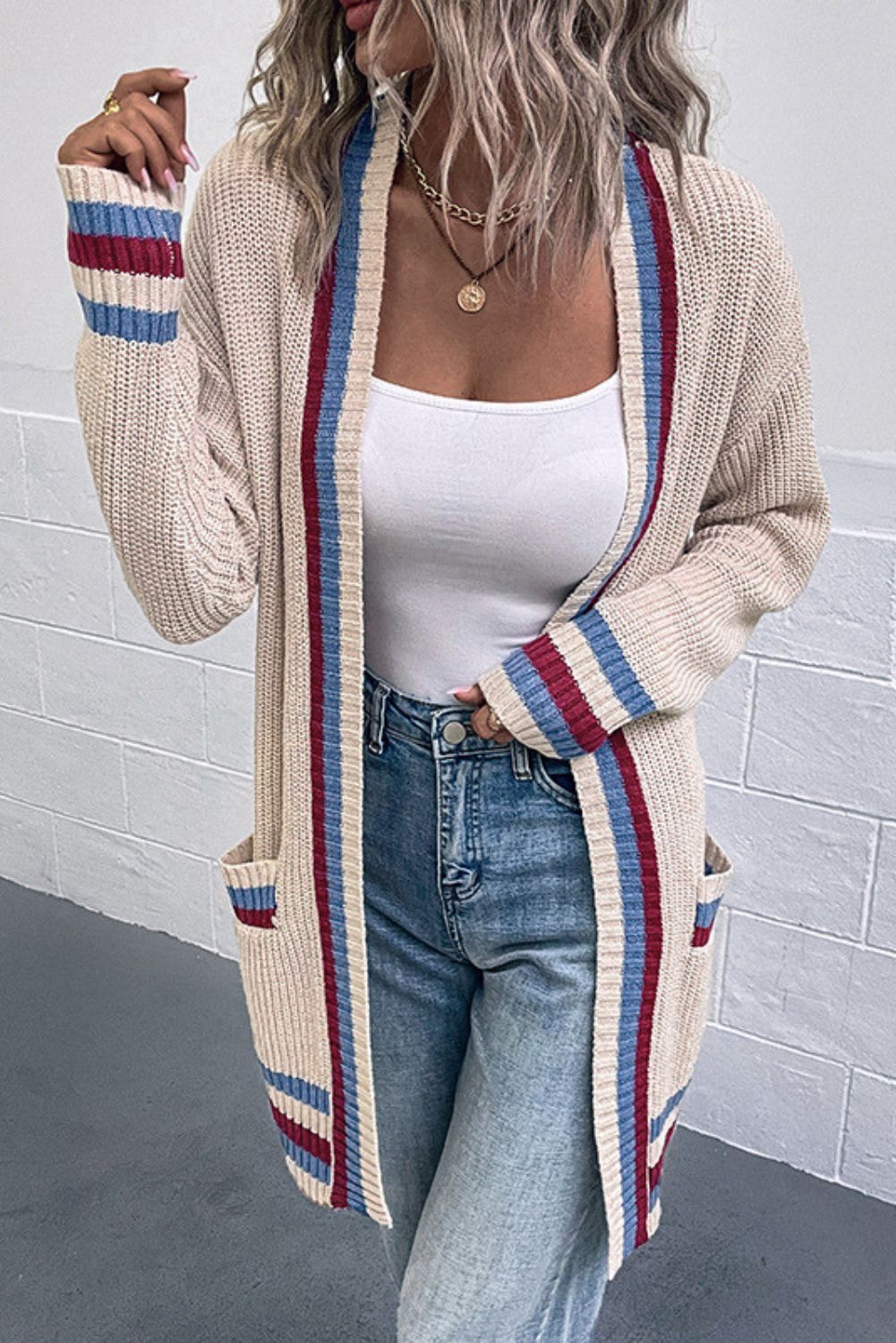 'Micaela' Sweater Cardigan (3 COLORS) sold by Goodnight Macaroon product image thumbnail 4