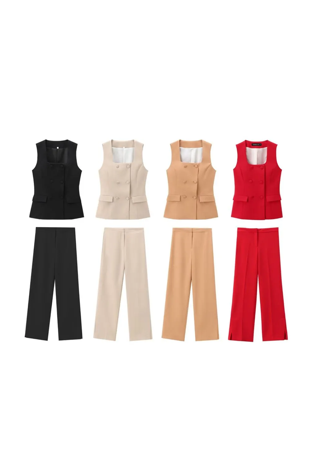 ‘ James’ Button Trimmed Vest & Pant Set sold by Goodnight Macaroon