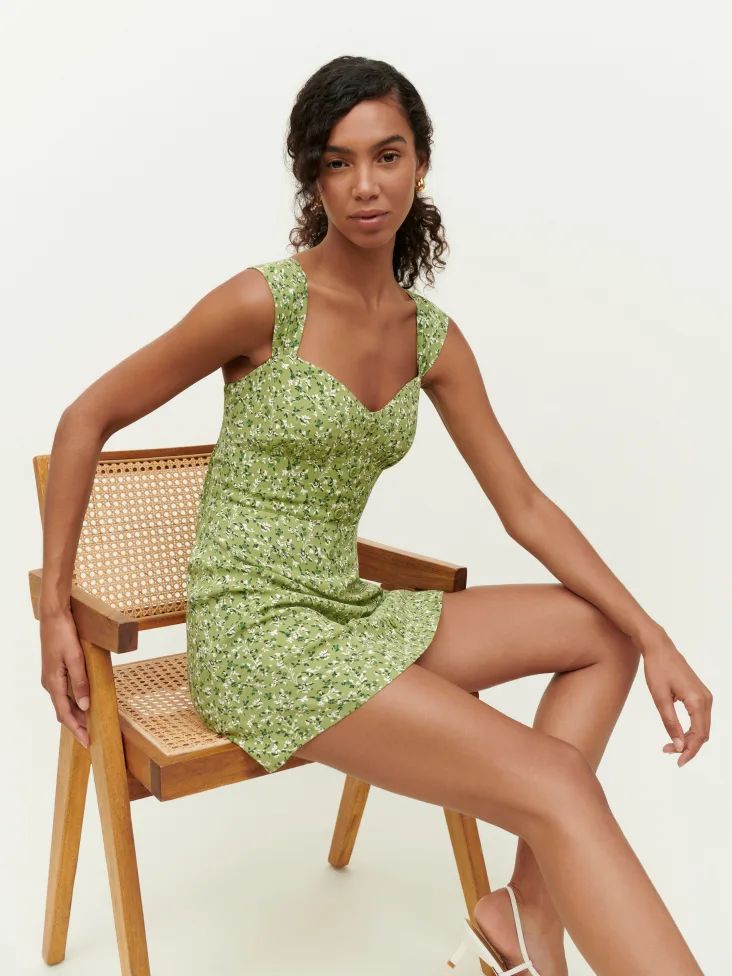 Floral Sleeveless Short Dress #160547 sold by Goodnight Macaroon product image thumbnail 3