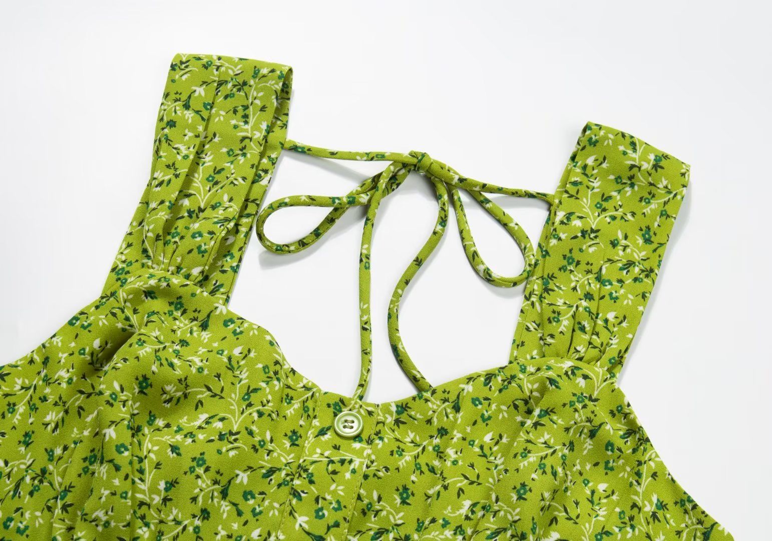 Floral Sleeveless Short Dress #160547 sold by Goodnight Macaroon product image thumbnail 6