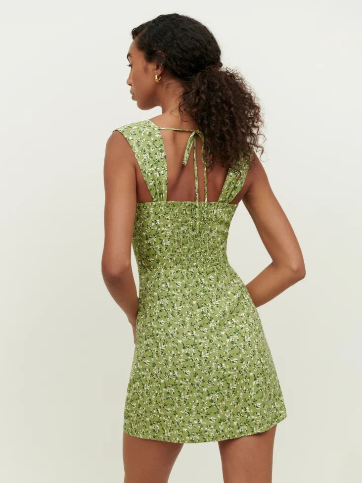 Floral Sleeveless Short Dress #160547 sold by Goodnight Macaroon product image thumbnail 2