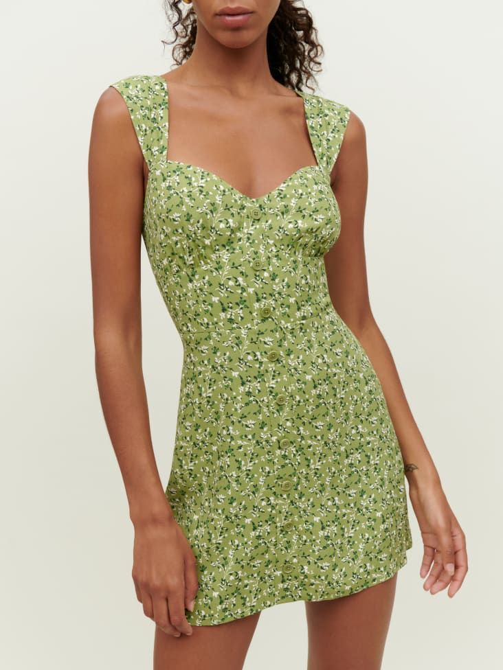 Floral Sleeveless Short Dress #160547 sold by Goodnight Macaroon