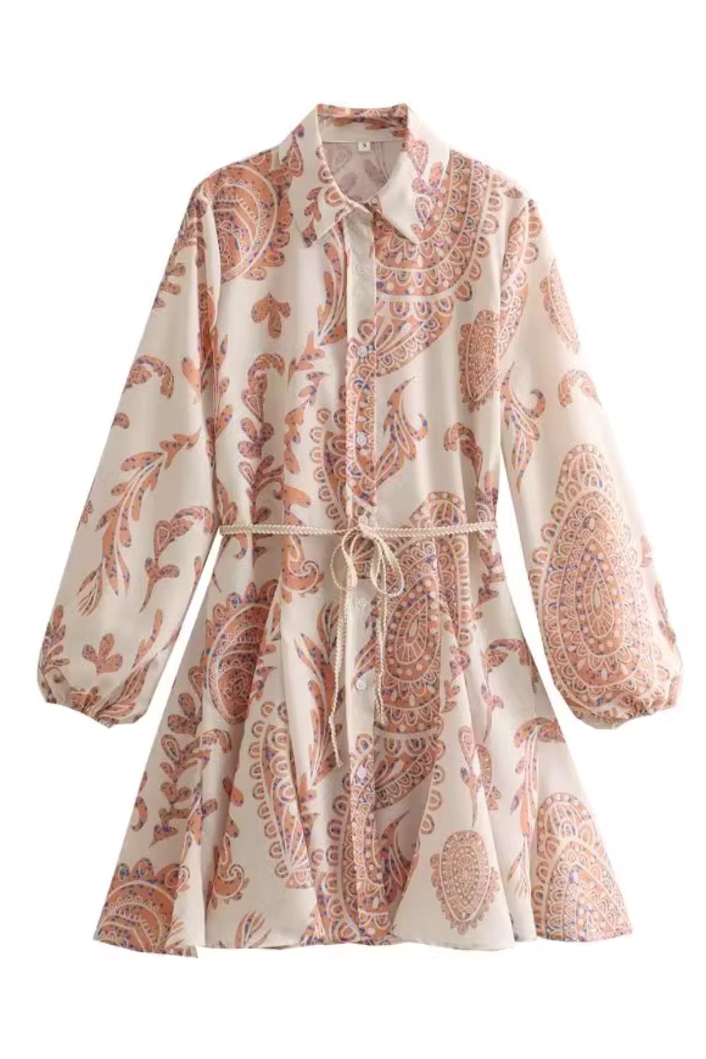 'Posie' Paisley Printed Collared Dress sold by Goodnight Macaroon