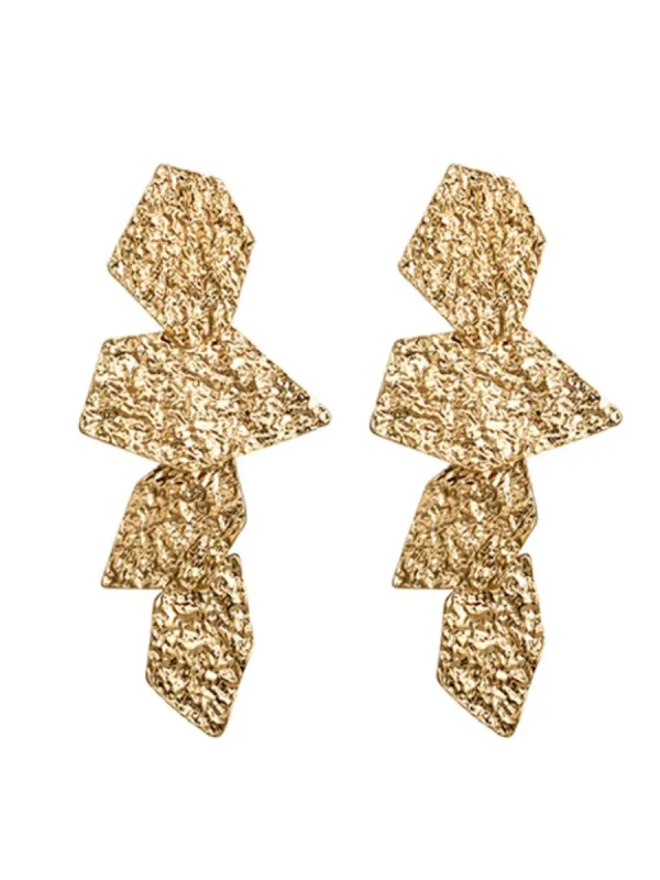 'Constance' Irregular Geometry Drop Earrings (2 colors) sold by Goodnight Macaroon