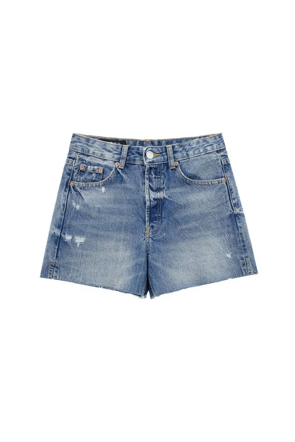 'Emma'Boyfriend-Style Denim Casual Shorts sold by Goodnight Macaroon product image thumbnail 2