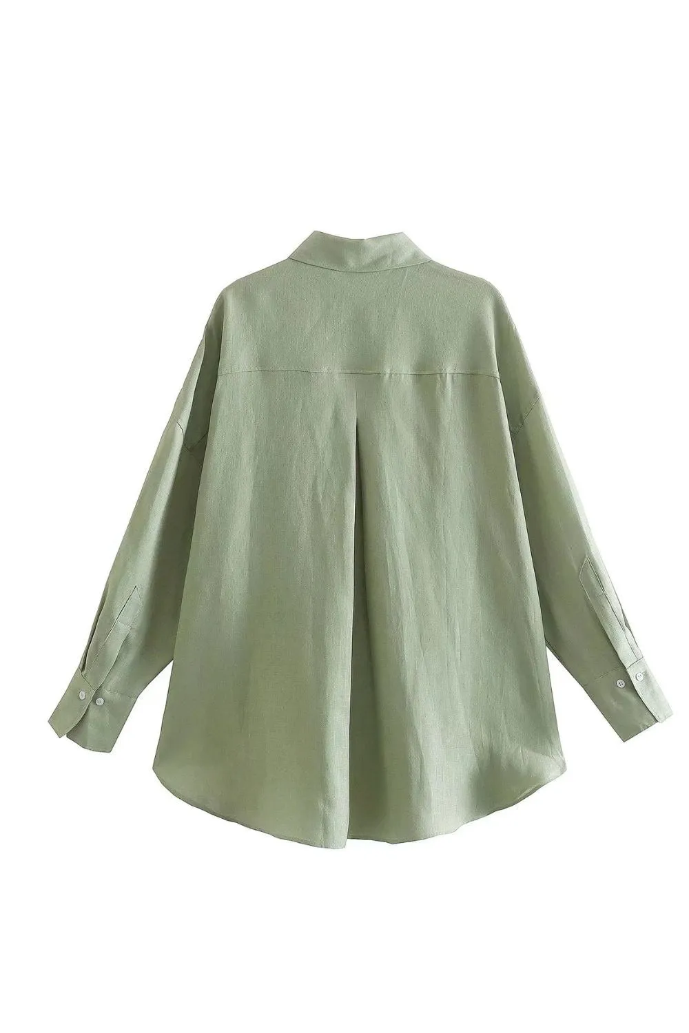 'Harriet' Solid Color Long-sleeve Shirt(6 Colors) sold by Goodnight Macaroon product image thumbnail 2