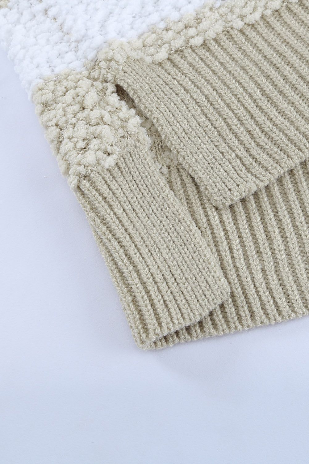 'Stella' Striped Popcorn Knit Hooded Sweater sold by Goodnight Macaroon product image thumbnail 9