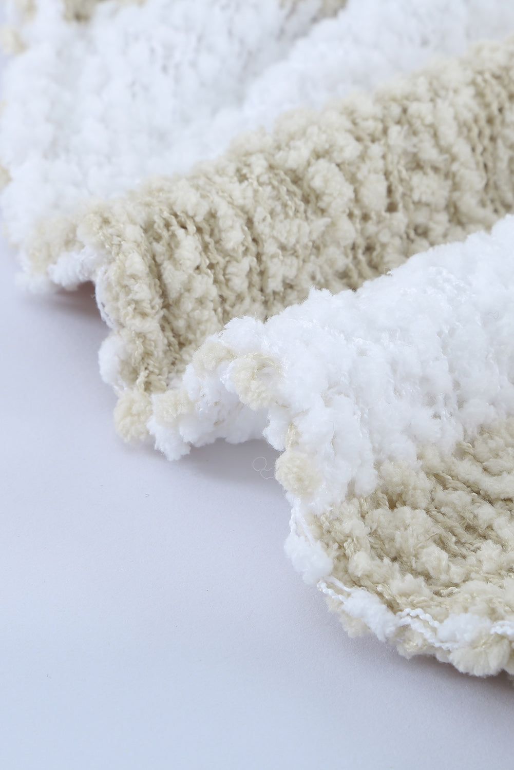'Stella' Striped Popcorn Knit Hooded Sweater sold by Goodnight Macaroon product image thumbnail 10
