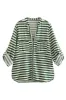 'Dylan' Band Collar V-Neck Shirt (5 Colors) sold by Goodnight Macaroon