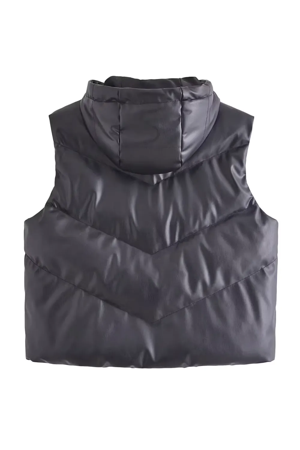 'Trixie' Sleeveless Quilted Hooded Vest sold by Goodnight Macaroon product image thumbnail 2