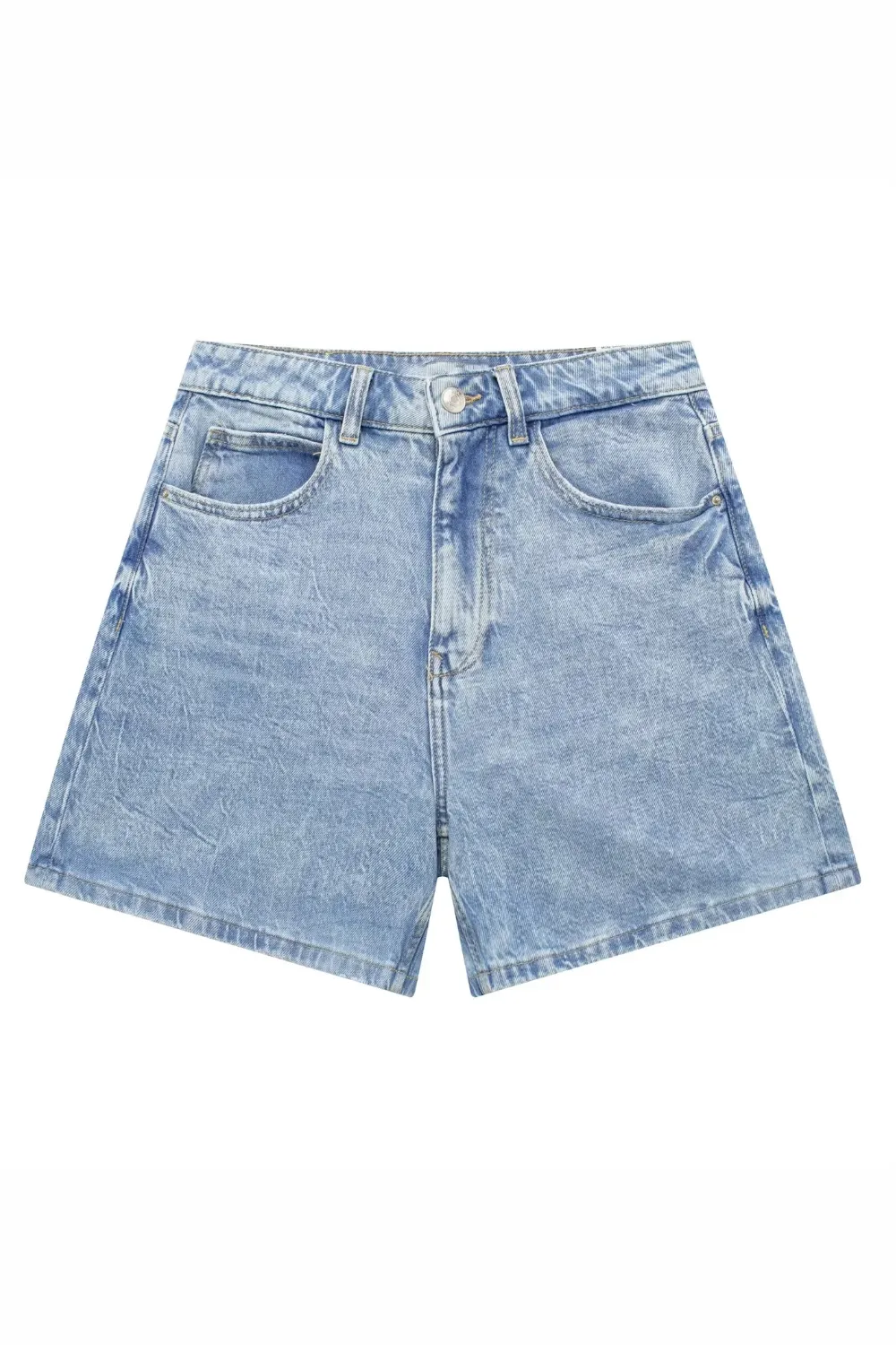 'Blaire' Washed High Waist Denim Shorts (2 Colors) sold by Goodnight Macaroon